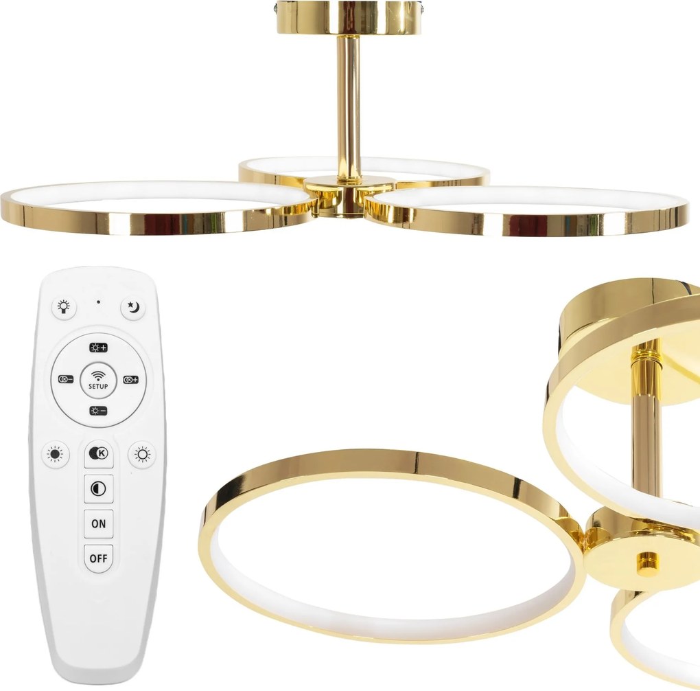 Lampada LED APP993-c Gold + Telecomando