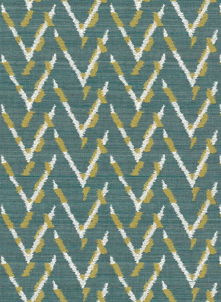 Arte International Tapete Chasu - Lemony Teal