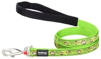 Guinzaglio per Cani Red Dingo STYLE MONKEY LIME GREEN 15mm x 120 cm