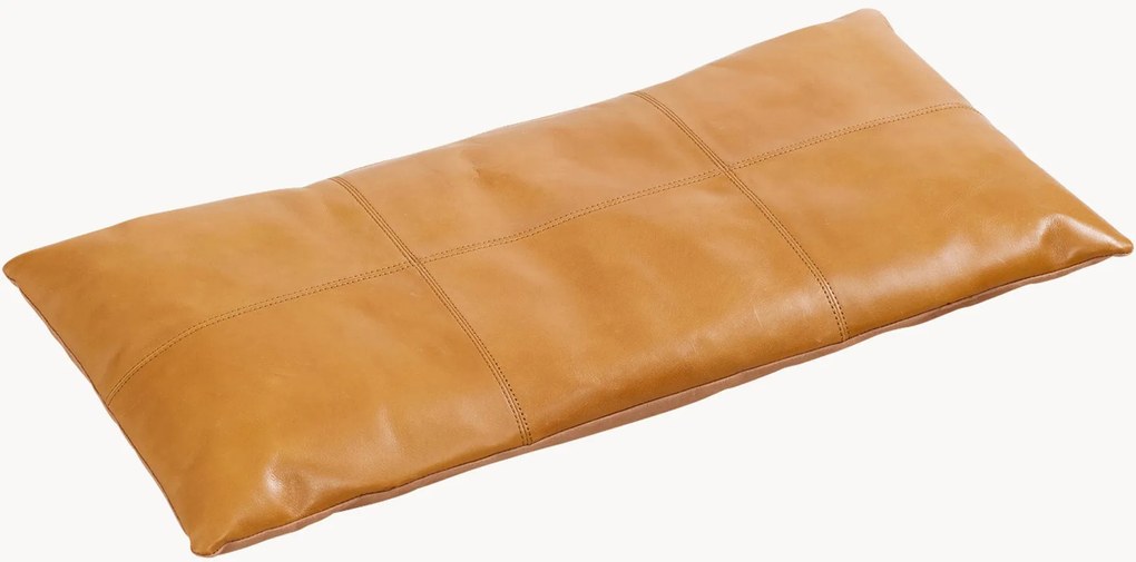 Cuscino sedia in pelle fatto a mano Rib