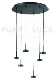 Base ekos per sospensione 6 luci d.50cm led 3000k  2639lm 36w