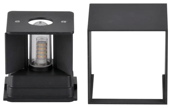 Applique da esterno KIOTO 1xG9/5W/230V IP44 nero