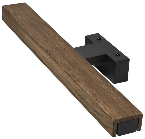 Brilagi-Illuminazione a LED per specchi da bagno WOODY MIRROR LED/8W/230V IP44 quercia/nero