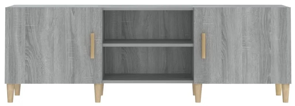 Mobile Porta TV Grigio Sonoma 150x30x50 cm in Legno Multistrato