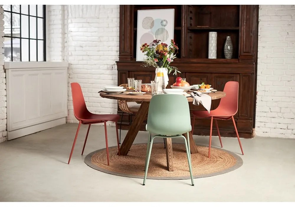 Sedia da pranzo verde Whitby - Unique Furniture