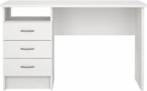 Scrivania 3 Cassetti 120x48x72h Function Plus Bianco