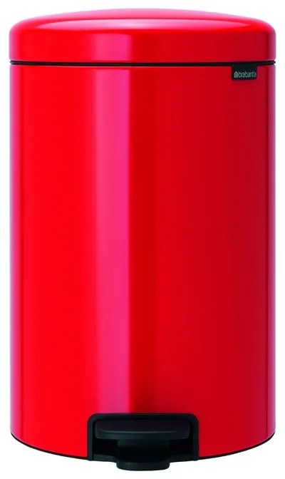 Pattumiera New Icon BRABANTIA a pedale rosso 20 L