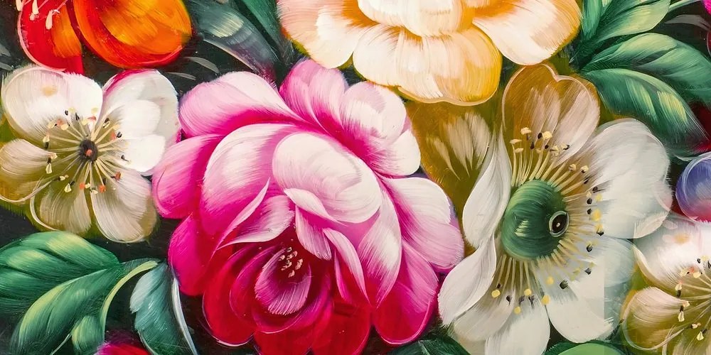 Stampa su tela – Mondo variopinto dei fiori