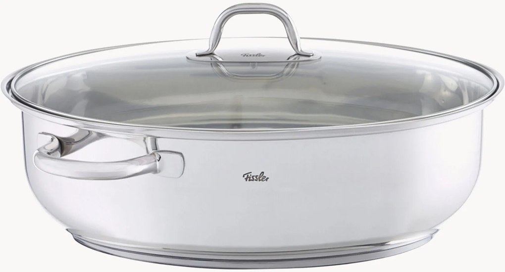 Tegame ovale in acciaio inossidabile Classic, larg. 42 cm