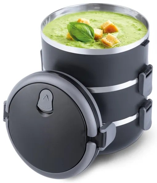 Lamart - Contenitore per alimenti termo 1,8 l nero