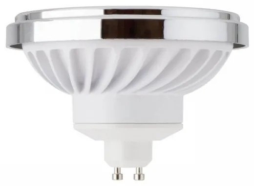 Lampada LED AR111 15W, angolo 45°, CRI92, No-Flickering Colore Bianco Caldo 3.000K