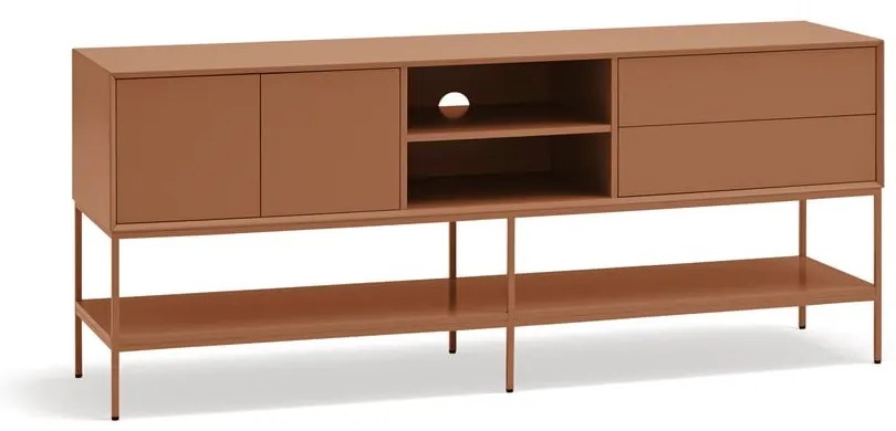 Mobile TV color mattone 175x74x45 cm Platt – Teulat