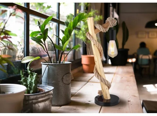 Globo 69029T - Lampada da tavolo ULLEU 1xE27/60W/230V