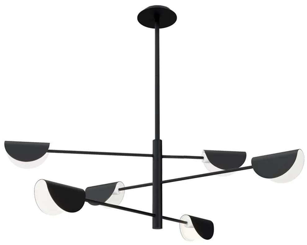 Lampada da soffitto APP1261-6CP BLACK