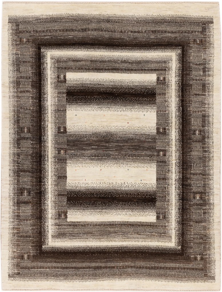 Loribaft Tappeto 140x180 Beige (Iran) Annodato A Mano