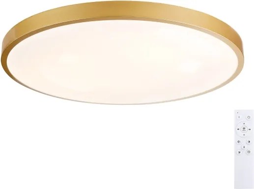 Brilagi - Lampada LED dimmerabile GLASS POOL DOUBLE LED/80W/230V 60 cm dorata + telecomando