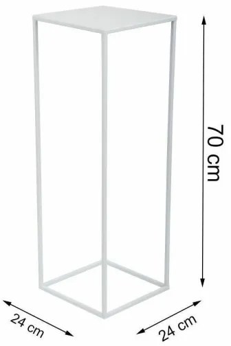 Portafiori 70x24 cm bianco