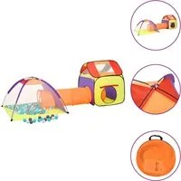 Tenda da Gioco Bambini 250 Palline Multicolore 338x123x111 cm 3107731