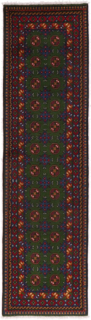Afghan Tappeto 300 x 80 (Afghanistan) Annodato A Mano