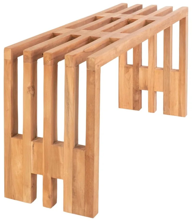 Panchina da giardino in legno di teak , 90 x 30 cm Benidorm - House Nordic