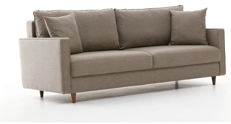 Divano letto marrone chiaro 210 cm Eva - Balcab Home