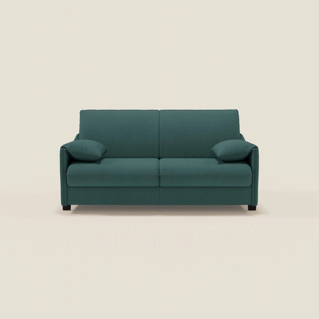 Primula divano letto con materasso alto 18 cm - braccioli mobili e tessuto smacchiabile T05