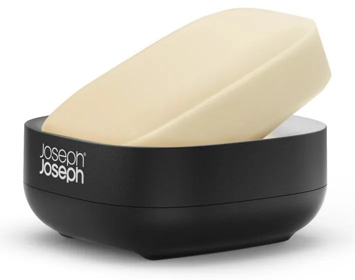 Portasapone in plastica nero Slim - Joseph Joseph