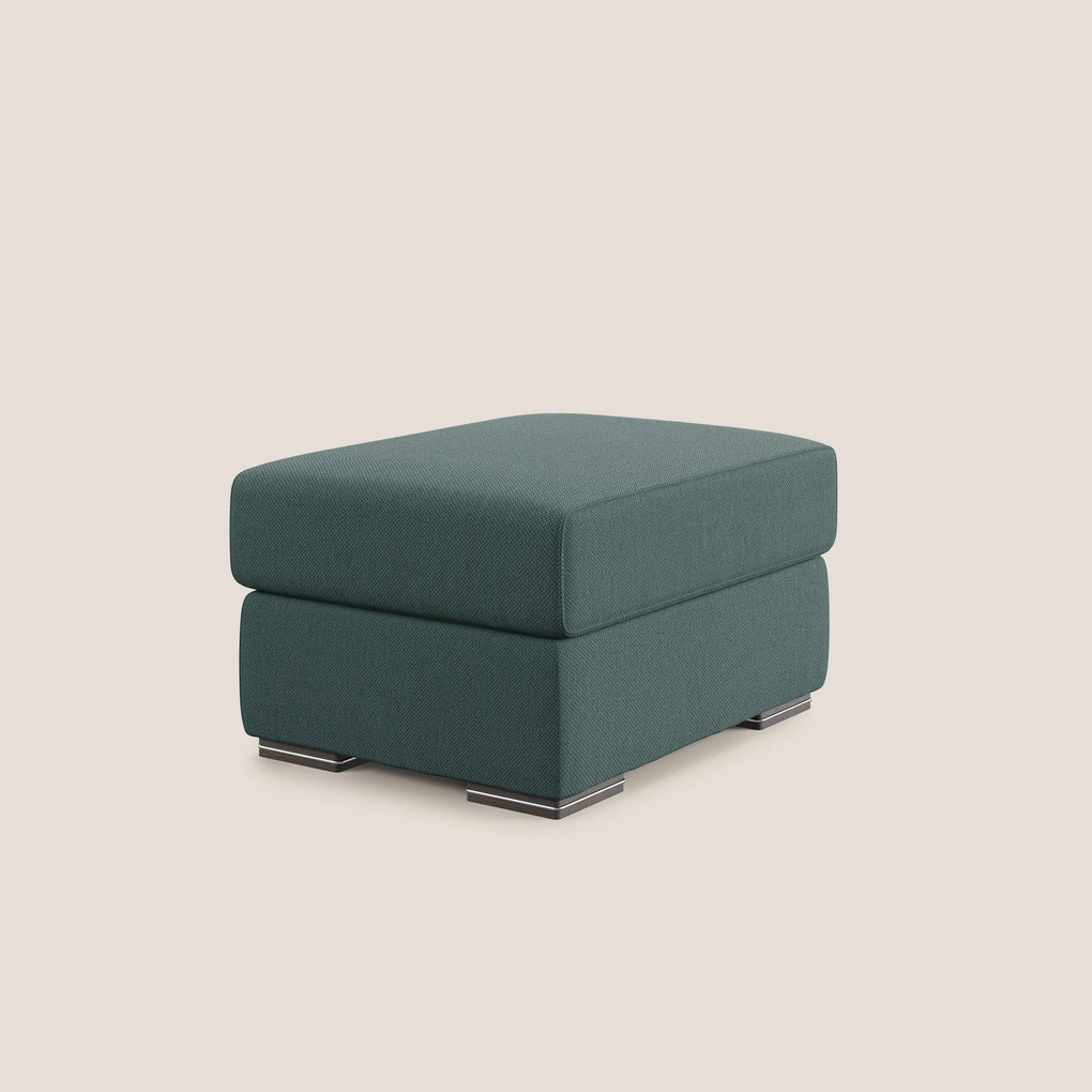 Sun pouf apribile contenitore in tessuto smacchiabile ad acqua T05 verde
