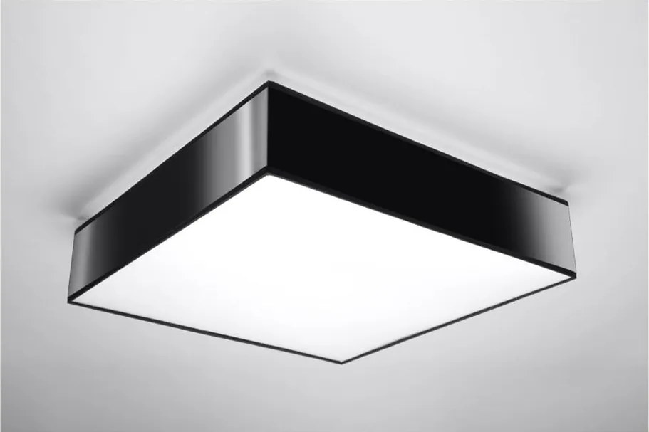 Plafoniera nera a soffitto Mitra - Sollux