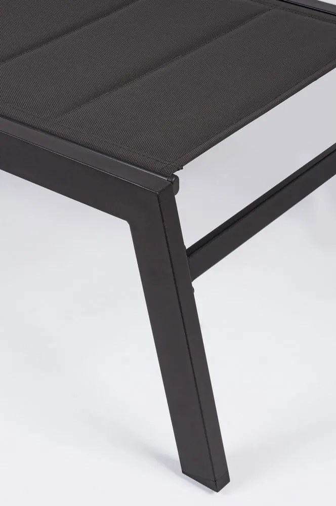 Sdraio da giardino color antracite in metallo regolabile Hilde – Bizzotto