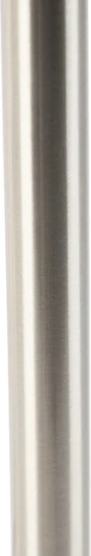 Lampada da tavolo in acciaio con paralume verde 25 cm - Simplo