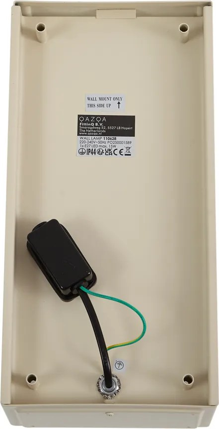 Lampada da parete da esterno classica beige IP44 - Rotterdam