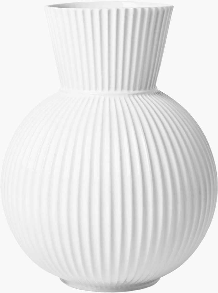 Vaso in porcellana Tura, alt. 34 cm