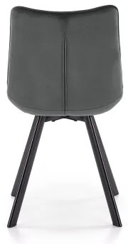 Sedia da pranzo COMORO, 1 pezzo, grigio scuro