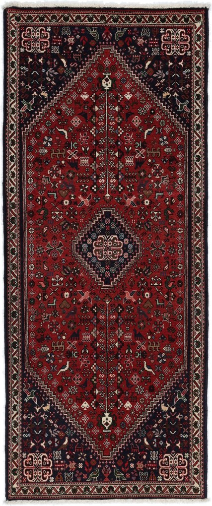 Abadeh Tappeto 80 x 200 (Iran) Annodato A Mano