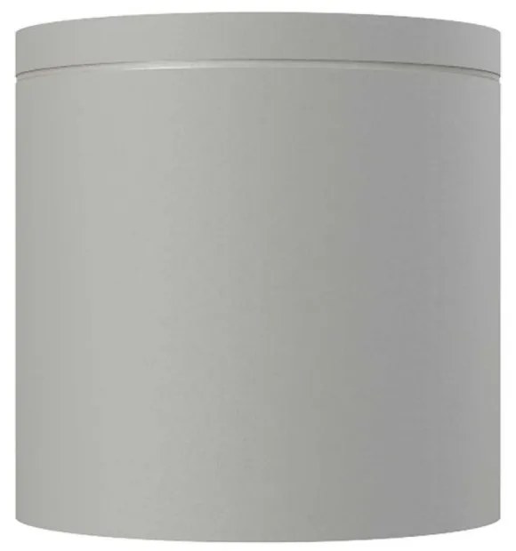 Applique da soffitto IP54 GU10 in Alluminio e Vetro - Grigia Colore del corpo Grigio
