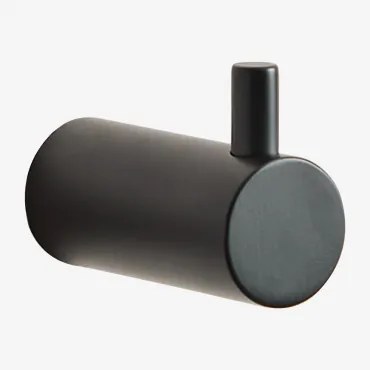 Appendiabiti Per Bagno In Acciaio Inossidabile Devon Nero - Sklum