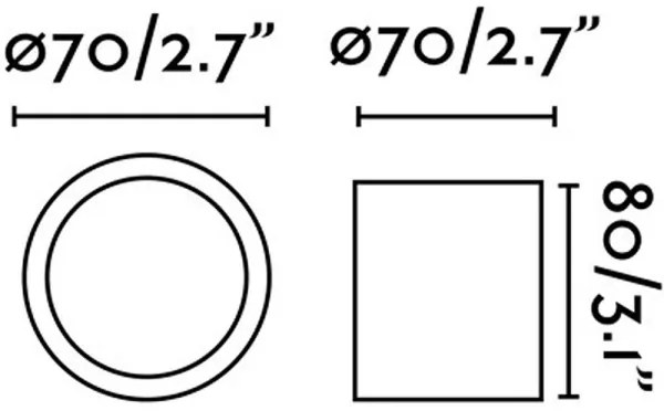 Faro 64206 - Luce Spot a LED HARU LED/6W/230V bianco