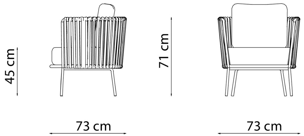 Vermobil poltrona daisy rope