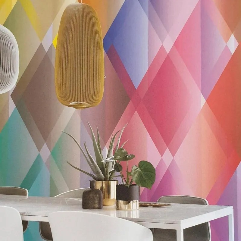 Fotomurale ESTA Rombi, multicolor 279X280 cm