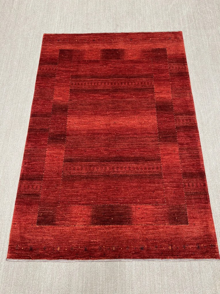Loribaft Tappeto 170x250 Rosso (Iran) Annodato A Mano