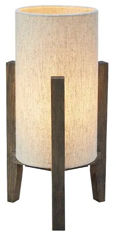 Markslöjd - Eruca 1 Lampada da Tavolo H34 Walnut/Beige Markslöjd