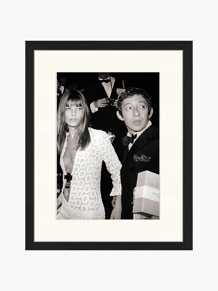 Fotografia incorniciata Serge Gainsbourg & Jane Birkin