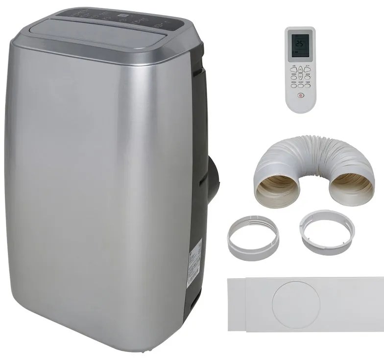 Condizionatore portatile EQUATION  Top2 3.8Kw 14000 BTU, 1538 W, 3.8 KW, grigio