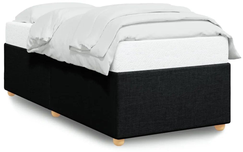 Giroletto Senza Materasso Nero 90x190 Cm İn Tessuto /