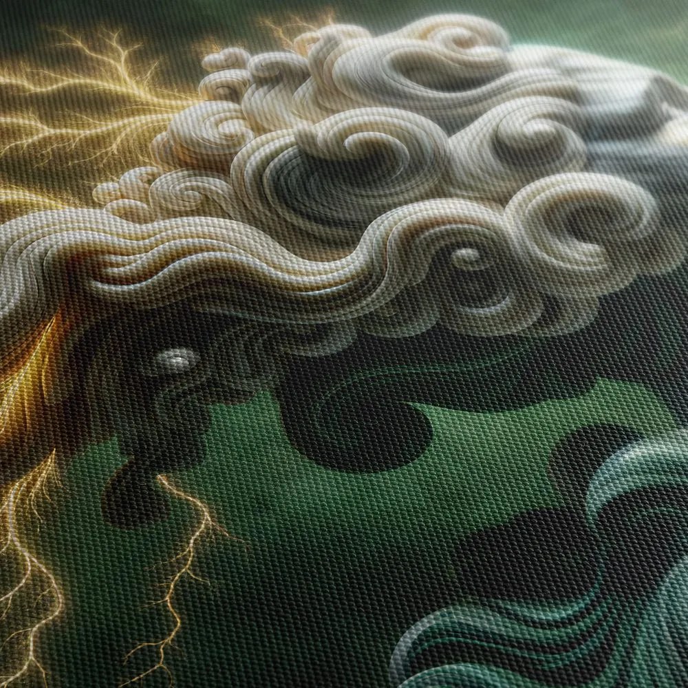 Quadro su tela – Dea della tempesta con forza elettrizzante