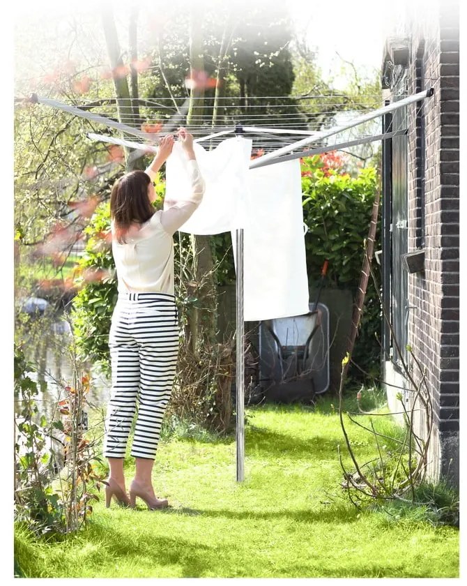 Stendino da giardino argentato 60 m Topspinner – Brabantia