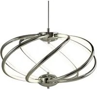 Lampadario Contemporaneo Magia Acciaio Cromo Policarbonato Led 42,95W 3000K