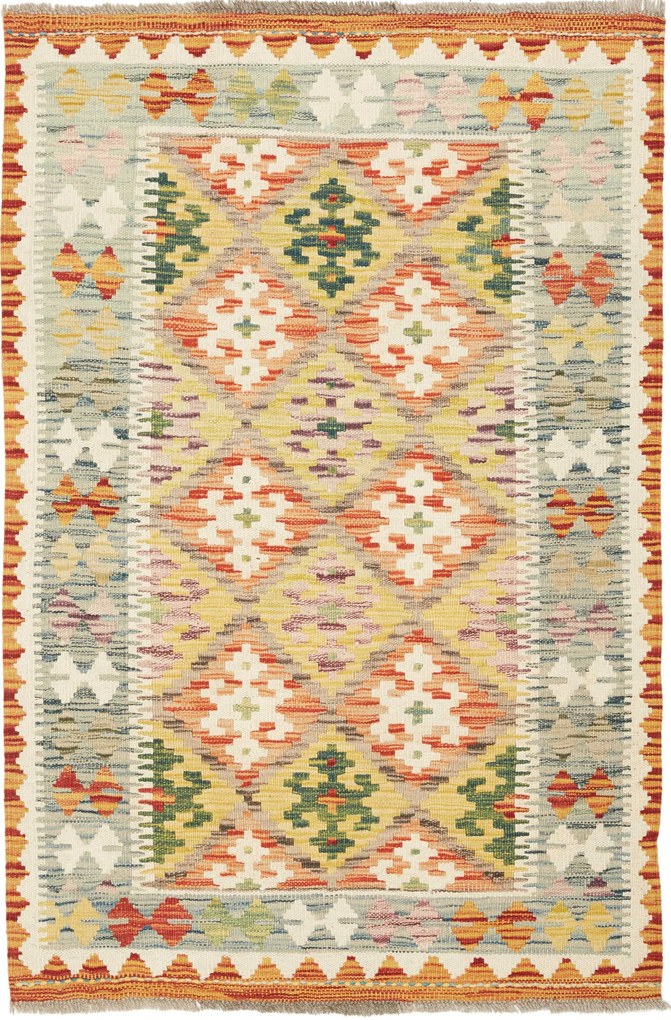 Kilim Tappeto 120x80 (Pakistan) Tessuto A Mano