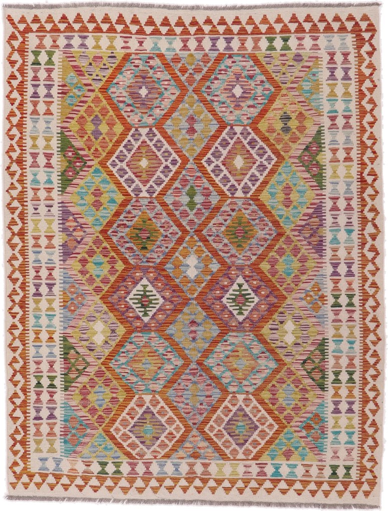 Kilim Tappeto 200 x 150 (Afghanistan) Tessuto A Mano